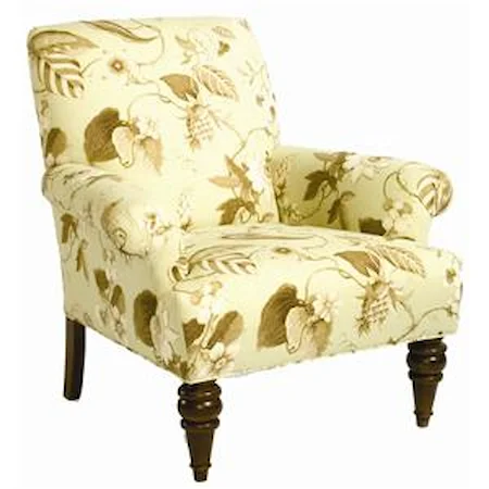 Traditional Upholstered Accent Chair